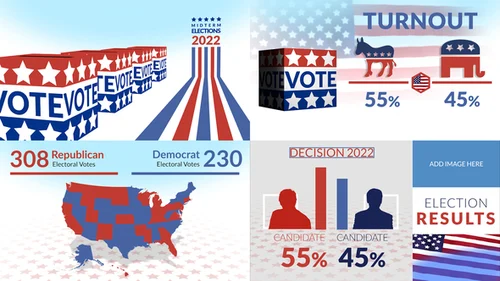 AE动态竞选模板 - 拜登·哈里斯团队2024
