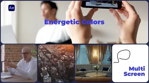AE 模板介绍：多屏幕开场动画