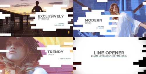 现代时尚动态展示AE模板 - 世界级创意视觉方案