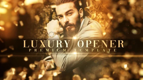 金光璀璨·奢华颁奖礼 片头开场AE模板