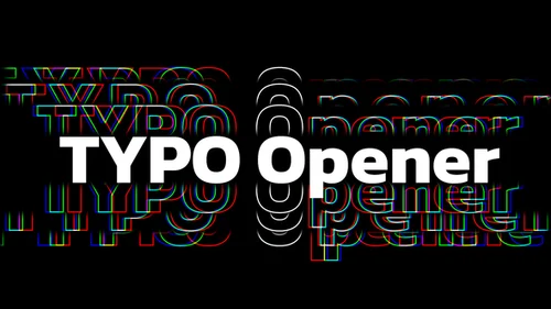 霓虹电光标题设计 - AE动态抽象艺术模板