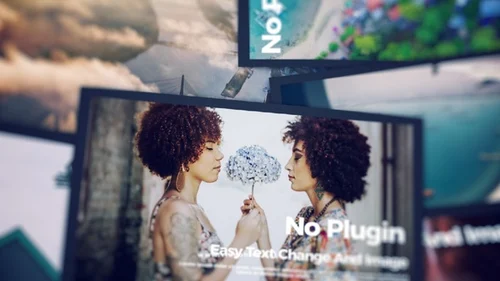 复古记忆·三维照片幻灯片相册 AE 模板