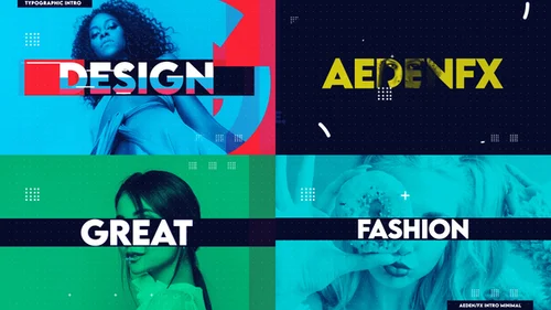 Fashion Flash 动感时尚 AE 模板