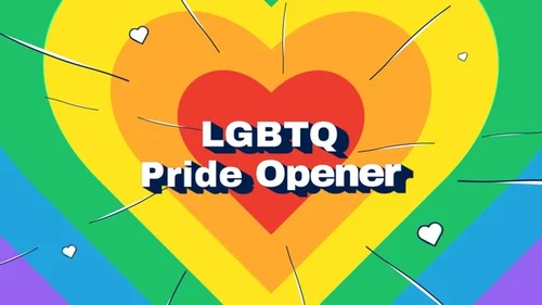 LGBTQ+ 主题AE模版介绍：多彩自由与包容之旅