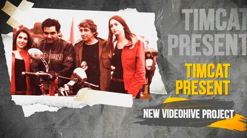 Grunge片头动画AE模板