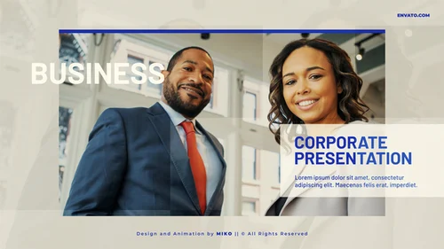 After Effects 品牌宣传模板 - 4K简约企业视觉套装