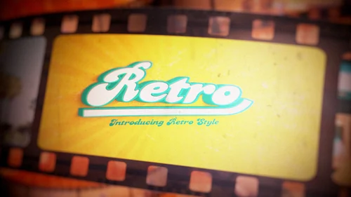 90s复古胶片电影片头模板 - After Effects动画