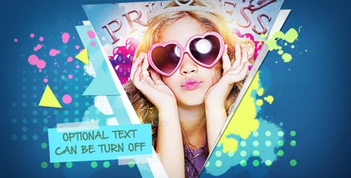 青春涂鸦派对 - 动态电视包装AE模板