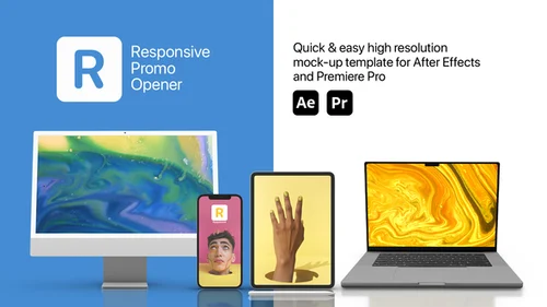 响应式设备开场AE模板 (Responsive Opener)