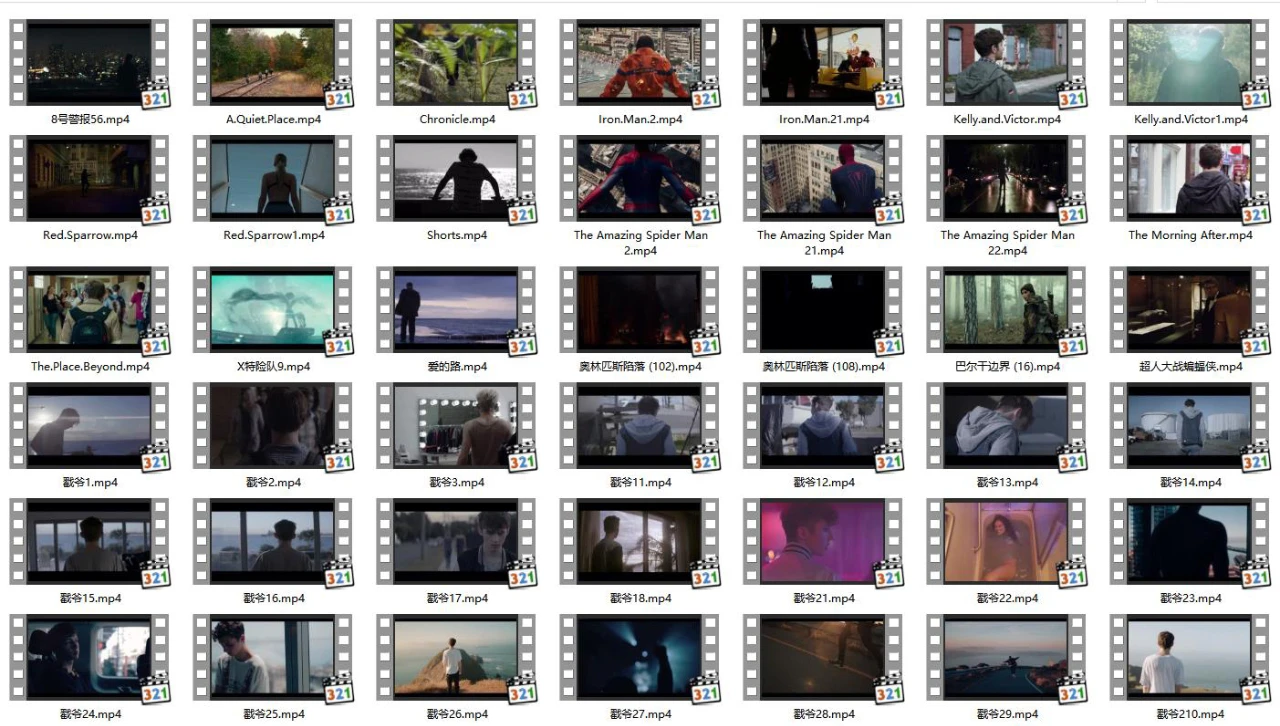 全套4K电影混剪视频素材1000GB+ （持续更新中）