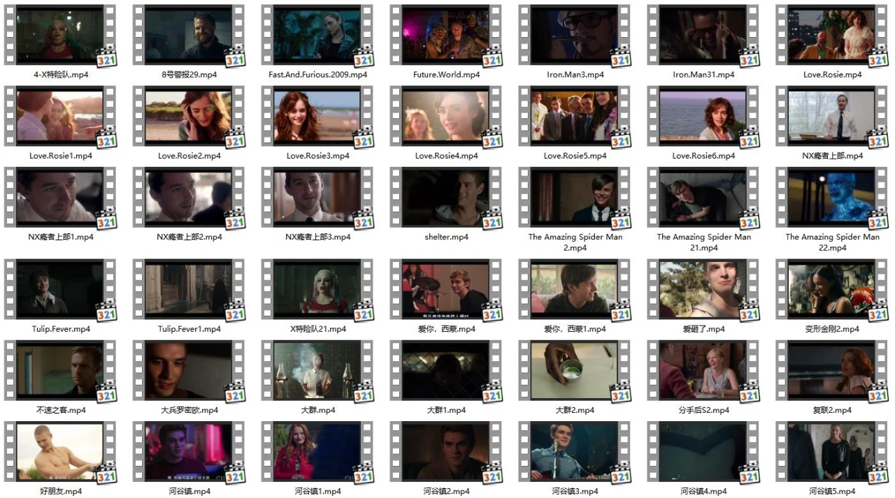 全套4K电影混剪视频素材1000GB+ （持续更新中）