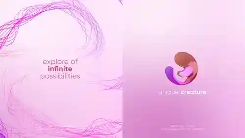 动态多彩线条环形Logo开场动画模板