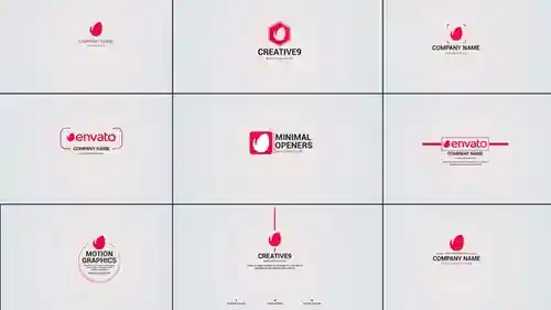 10专业3D Logo开场介绍AE模板