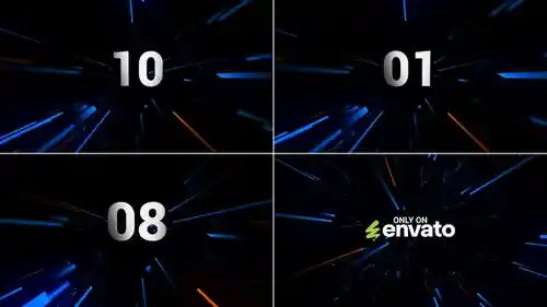 电影级倒计时片头AE模板 - POWER COUNTDOWN