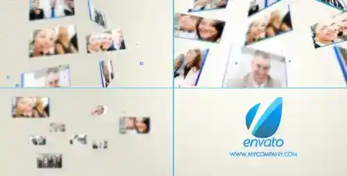 3D LCD显示标志片头动画-多视频AE模板