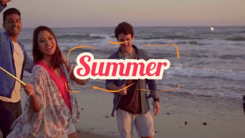 AE动态液体卡通标题动画模板