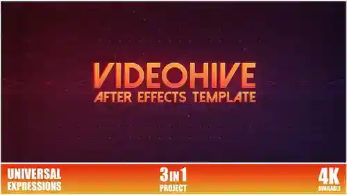 80/90年代复古文字动画AE模板 80/90年代复古文字动画AE模板