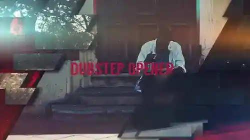 Dubstep音乐风格和碎片化视觉元素片头动画AE模板