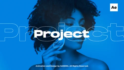 照片标志片头动画AE模板