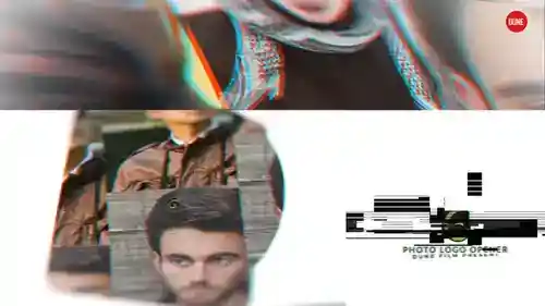 动态图片LOGO标志揭幕器 AE模板 | Photo to Logo Reveal Intro