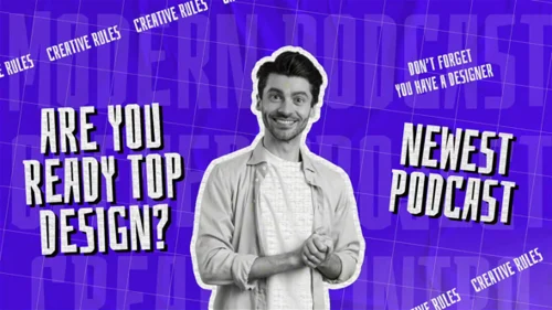 现代播客促销AE模板