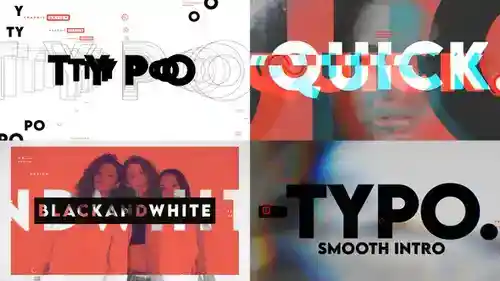 AE模板：电影级动态时尚开场 - 现代简约宣传片