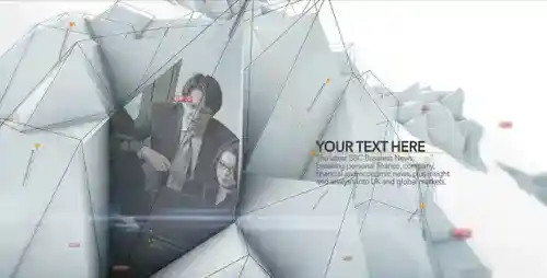 专业企业开场AE模板：简洁3D线条企业宣传片制作方案