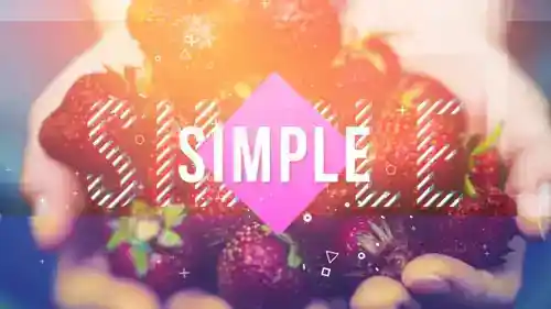 手上捧着的logo标志开场片头展示AE模板