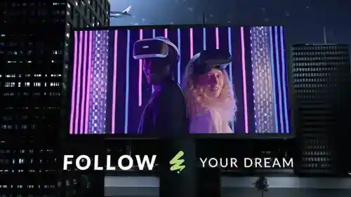 未来科技城市AI开场模板 | AE动效片头