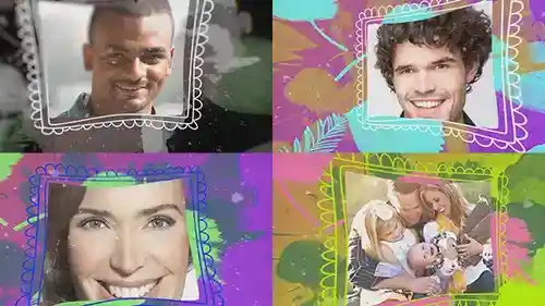 打造电影级家庭影集与婚礼回忆录AE模板