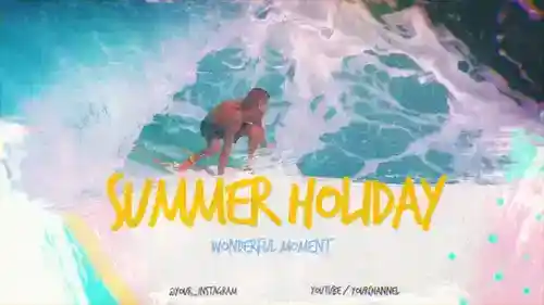 夏日度假时光 Travel Photo Slideshow AE模板