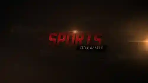 运动揭幕战-极限运动动作故障介绍AE模板