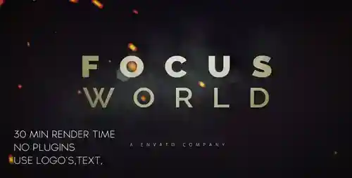 动态创意AE片头模板：宇宙能量爆发效果