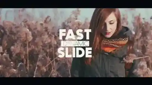 快速动态故障风照片幻灯片AE模板