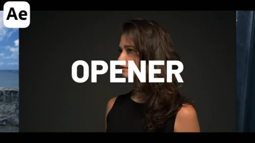 电影感与优雅气质的幻灯片展示AE模板