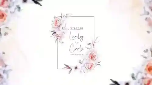 印度奢华婚礼邀请函AE模板 - 花漾绽放的仪式感