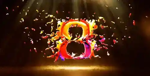 史诗倒计时炫彩火焰倒计时3D标志开篇AE模板