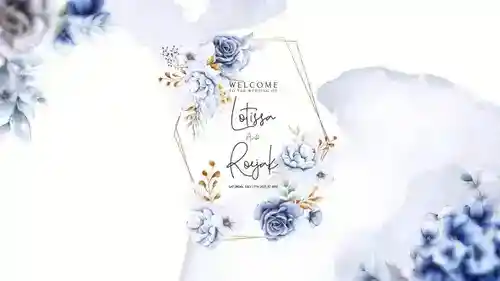 精美卡通印度婚礼邀请函AE模板