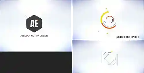 历史笔刷现代动感开场AE模板 (Brush Opener)