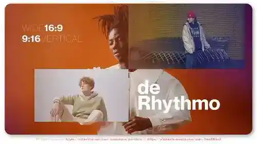 de Rhythmic Opener - 动态节奏60Hz开场AE模板