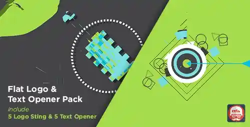 活力几何动态开场 | AE动画模板