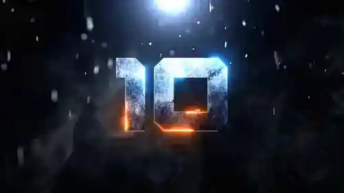 10秒霓虹数字倒计时片头 | AE高端模板