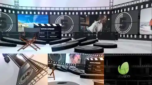 优雅电影宣传片头模板 | Cinema Opener AE Template