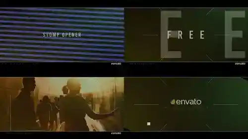 Dynamo Stomp：极简动态时尚 Logo 展示模板