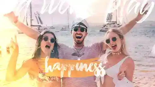 AE模板：假日冒险 - 现代动态旅游开场片头