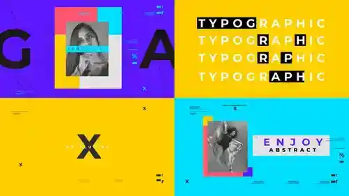 Abstract 动态极简开场AE模板 - 现代宣传视频利器