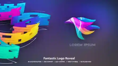 新闻风格片头logoLOGO标志简介AE模板