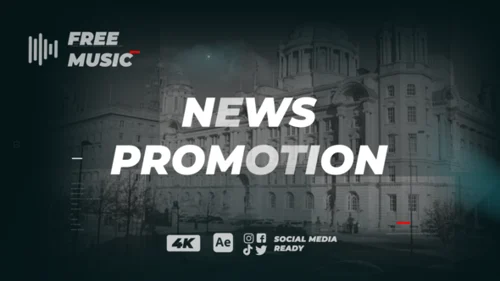 AE新闻宣传片头模板 - 多功能动态开场