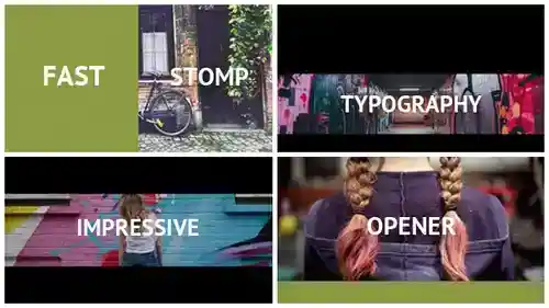 Fast Typo Opener | 超动态文字开场AE模板