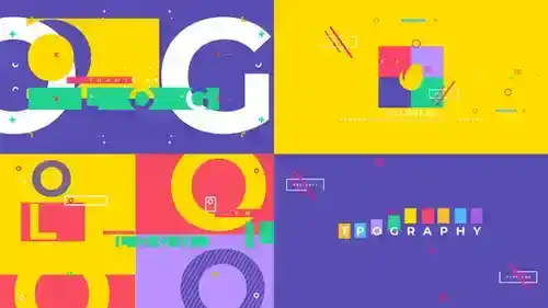 现代动态简约LOGO开场AE模版介绍